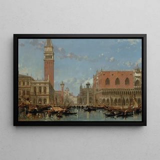 David Roberts - Piazza of St Mark from the Canal Venice.webp