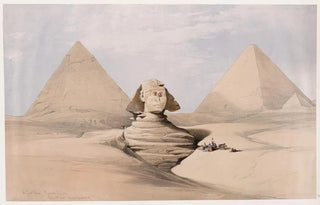 David Roberts - The Great Sphinx Pyramids of Gizeh Giza July 17th 1839.webp