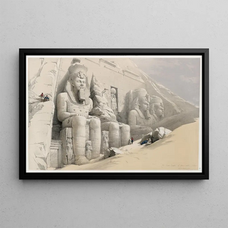 David Roberts - The Great Temple of Aboo Simble Nubia.webp