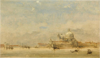 David Roberts - Venice a view of the Basilica of Santa Maria della Salute.webp