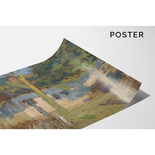 Devant la maison - Ľudovít Čordák | Reproduction Tableau Décoration murale affiche copie