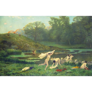 Diane et Actéon - Jean-Léon Gérôme | Reproduction Tableau Décoration murale affiche copie