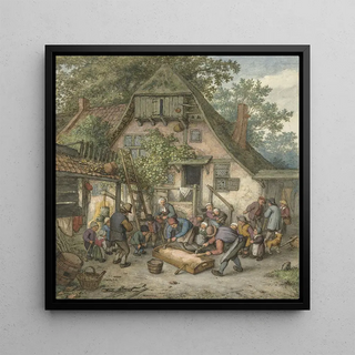 Ébouillanter le cochon - Adriaen van Ostade