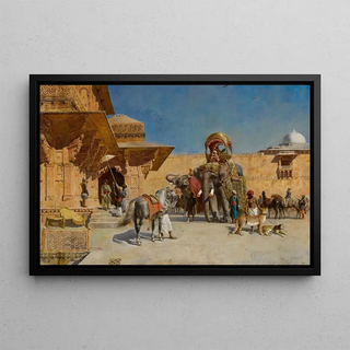 Edwin Lord Weeks - Departure For The Hunt.webp