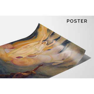 Elie monte dans un char de feu - James Tissot | Reproduction Tableau Décoration murale affiche copie