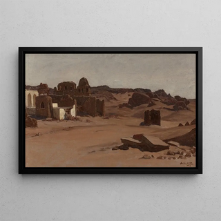 Elihu Vedder - Modern Tombs Aswan Egypt.webp