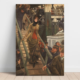 Embarquement à Calais - James Tissot | Reproduction Tableau Décoration murale affiche copie