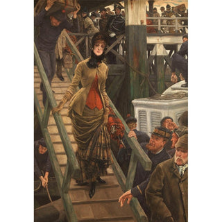 Embarquement à Calais - James Tissot | Reproduction Tableau Décoration murale affiche copie