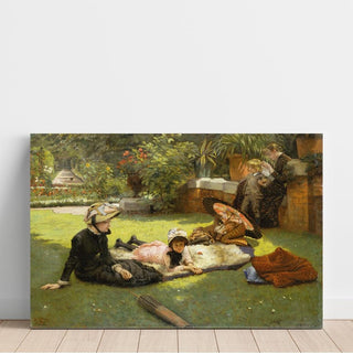 En plein soleil - James Tissot | Reproduction Tableau Décoration murale affiche copie