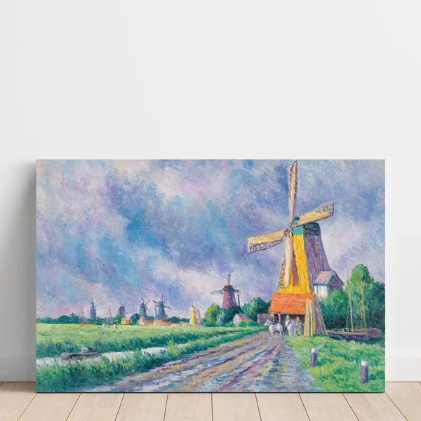Reproduction of the painting Environs of Rotterdam - Maximilien Luce