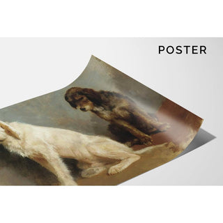 Étude de deux chiens - Rosa Bonheur | Reproduction Tableau Décoration murale affiche copie