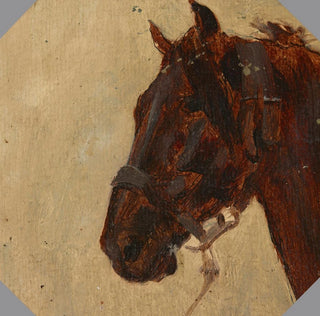 Maksymilian Gierymski - Study of the Horses Head.webp