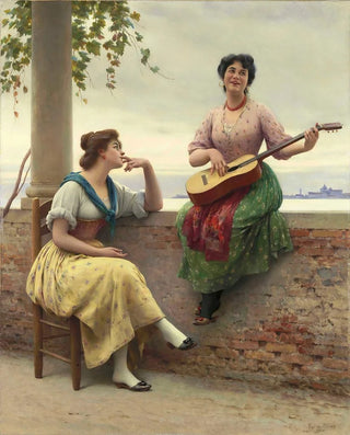 Eugen von Blaas - Venetian Melody.webp
