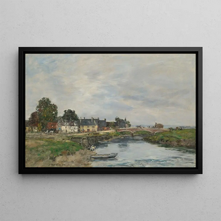 Eugne Boudin - Touques le vieux port mare basse.webp