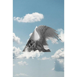 Évasion Céleste en Triptyque | Collage | Reproduction Tableau Décoration murale affiche copie