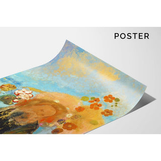 Evocation de Roussel - Odilon Redon | Reproduction Tableau Décoration murale affiche copie