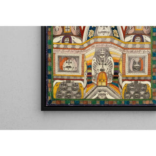 Façade ouest du vaisseau de la cathédrale Saint-Adolf des Dix Saints à Saint-Adolf Heim - Adolf Wölfli | Reproduction Tableau Décoration murale affiche copie