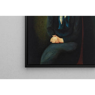 Femme à l'écharpe bleue - Moïse Kisling | Reproduction Tableau Décoration murale affiche copie