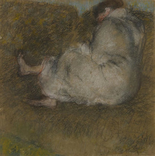 Femme assise sur un divan - Edgar Degas