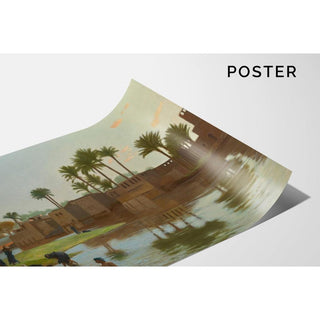 Femmes Fellahs au Bain - Jean-Léon Gérôme | Reproduction Tableau Décoration murale affiche copie