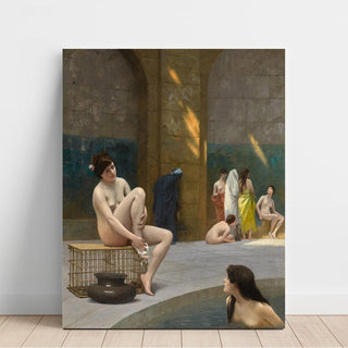 Femmes au Bain - Jean-Léon Gérôme | Reproduction Tableau Décoration murale affiche copie