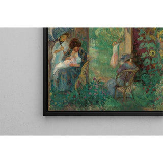 Femmes et Enfants dans un Jardin en Été - Henri Lebasque | Reproduction Tableau Décoration murale affiche copie