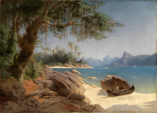 Ferdinand Keller - Kstenlandschaft bei Rio de Janeiro.webp