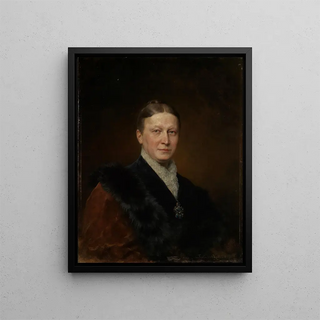 Ferdinand Keller - Portrait of Julie Miller zu Aichholz.webp