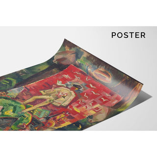 Figure symbolique d'un homme en costume folklorique - Arnold Peter Weisz-Kubínčan | Reproduction Tableau Décoration murale affiche copie