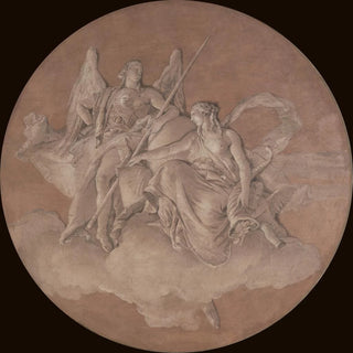 Giovanni Battista Tiepolo - Allegorical Figures Representing Virtue and Abundance.webp