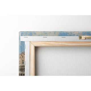 Figures près du Môle avec la Libreria, la Punta della Dogana et Santa Maria della Salute au loin - Antonietta Brandeis | Reproduction Tableau Décoration murale affiche copie