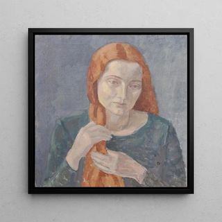 Fille aux longs cheveux - Walther Gamerith