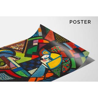 Fille dans un fauteuil à bascule - Henry Lyman Sayën | Reproduction Tableau Décoration murale affiche copie