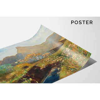 Fin de l'été sur la lande de Salzbourg près d'Untersberg - Marie Egner | Reproduction Tableau Décoration murale affiche copie