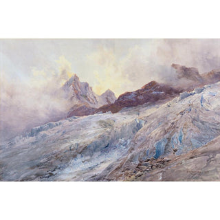 Finsteraarhorn - Edward Theodore Compton | Reproduction Tableau Décoration murale affiche copie