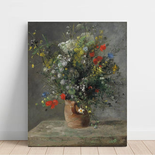 Fleurs dans un vase - Pierre-Auguste Renoir | Reproduction Tableau Décoration murale affiche copie