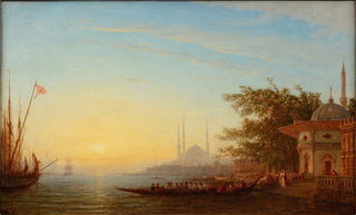 Flix Ziem - Caicos in front of Saint Sophia.webp