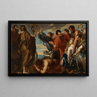 Follower of Anthony van Dyck - Moses And The Brazen Serpent.webp