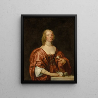 Follower of Anthony van Dyck - Portrait of Anna Sophia Countess of Carnarvon.webp