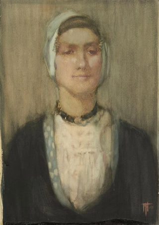 Frances Hodgkins - A Dutch girl.webp
