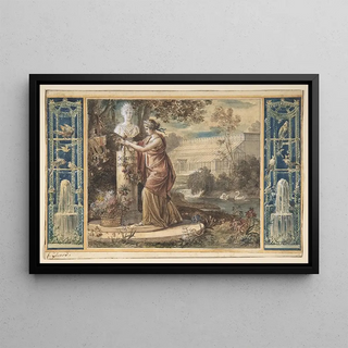 Franois Grard - An Allegory of Empress Josephine as Patroness of the Gardens at Malmaison.webp