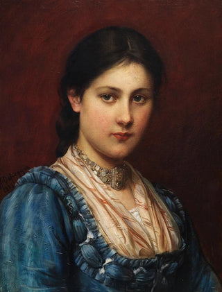 Franz von Defregger - Mdchen im Dirndl.webp