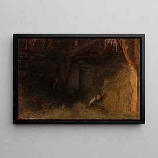 Franz von Defregger - Three Boys in the Straw.webp