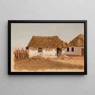 Frederic Edwin Church - Two Houses in Barranquilla Colombia.webp