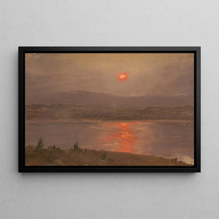Frederic Edwin Church - View Across the Hudson at Sunset.webp
