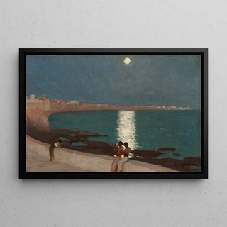 Frederic Leighton - The Bay of Cadiz Moonlight.webp