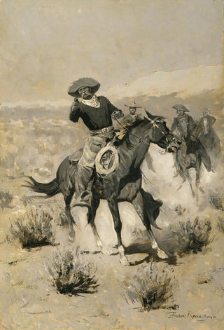 Frederic Remington - Days on the Range Hands Up.webp