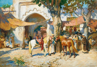 Frederick Arthur Bridgman - Dans le souk Alger.webp