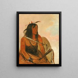 George Catlin - IshARYeh He Who Carries a Wolf a Distinguished Brave.webp