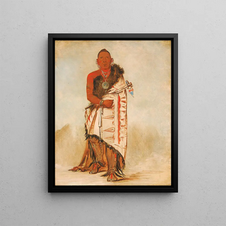 George Catlin - KiHGoWawShShee Brave Chief Chief of The Tribe.webp